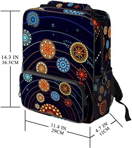 VBFOFBV putni ruksak, backpack za prijenos za žene muškarci, modni ruksak, umjetnički retro uzorak