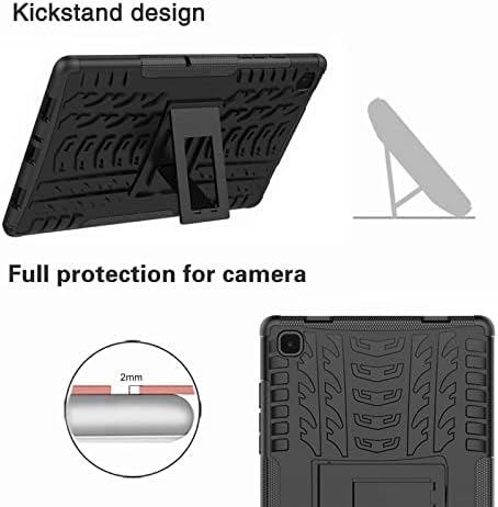 Case Labanem za Galaxy Tab A7 2020, otporan na otporan na teške dualne slojeve Oklop Combo zaštitni