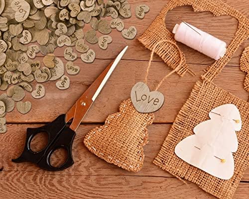 300 kom Valentine rustikalno drveno srce ljubavno stol rasipanja vjenčanica Drvena srca konfeti za valentine