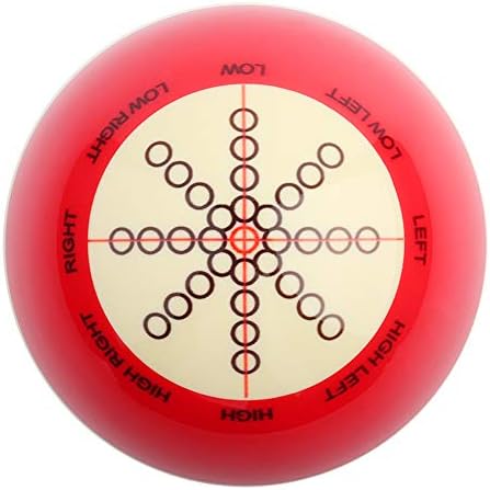 Keenso Bazen Cue Ball, prijenosni bilijar Cue Ball sa standardnim linijama i tačkicama Billiars