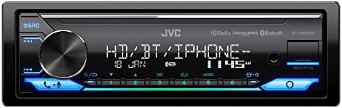 JVC KD-X480BHS multimedijski auto Stereo, Single Din, ugrađen u Alexa, Blutooth Audio i Hands Free poziv,