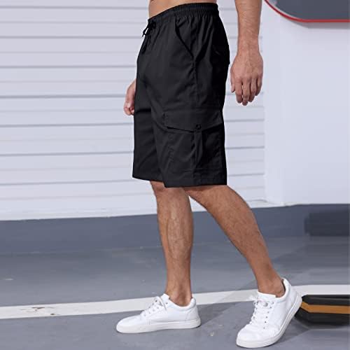 Muškarci tegore elastični struk Vanjski opušteni fit sportskih kratke hlače Jogger zvezni zveznici