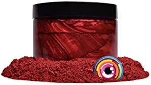 Candy Premium Mica Praw Pigment Senshi crvena višenamjenska DIY Arts i zanat aditiv | Prirodne