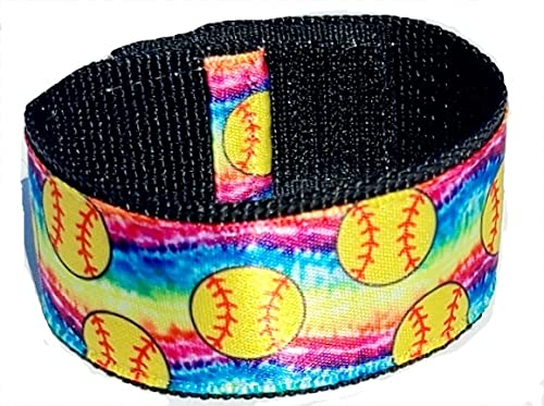 Scrunchies boja za softball kravatu, originalnog američkog pronalazača, Softball Flexers Softball Tee omotava softball držače za rukave softball scrunch za rukave, softball trake za rukave