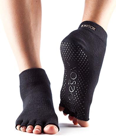 Toesox Grip Pilates Barre Čarape - Polupansion za nožnu ploču bez klizanja za jogu i balet