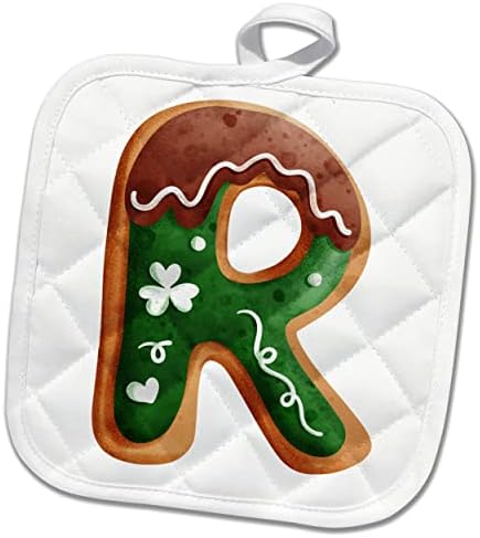 3Droza Slatka St Patricks Day Image of Cookie Monogram Početna R - Pothilders