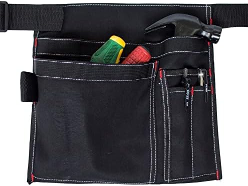 YGQZM Canvas pregačaća struka Podesiva torba za alat Multi džep električarske kombinezone