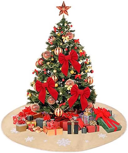 RUBFAC Crveni baršun božićne lukove 5 x 7 inča 16 pakovanje za božićni vijenac Božićno drvce Garland