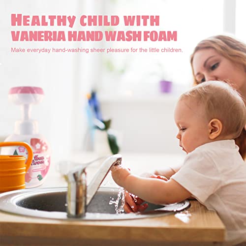 VANERIA Flower Foaming sapun za ruke za decu hranljivo pranje ruku, Flower Bubble čišćenje ruku za bebe, decu i odrasle sa osetljivom kožom 350ml / 11.8 Fl oz