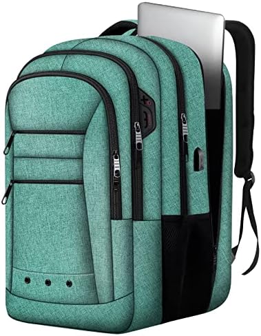 Lckpeng pokloni za njega i njenog, ekstra velikog ruksaka za žene i muškarce, nose ruksake sa velikim kapacitetom, vodootporan radnom radnom kartonom Laptop ruksak školski fakultet, zelena