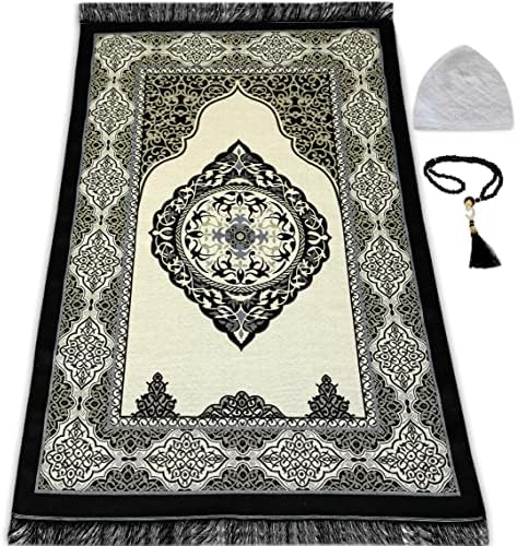 Esmera muslimanski prostirki, 99 molitvene perle i molitvena kaputa, molitveni prostirke musliman