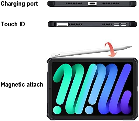 Xundd za iPad Mini 6 Case 2021, novi iPad Mini 6th Generation Case 8,3 inča 【Podrška za dodir i 2. gen Apple