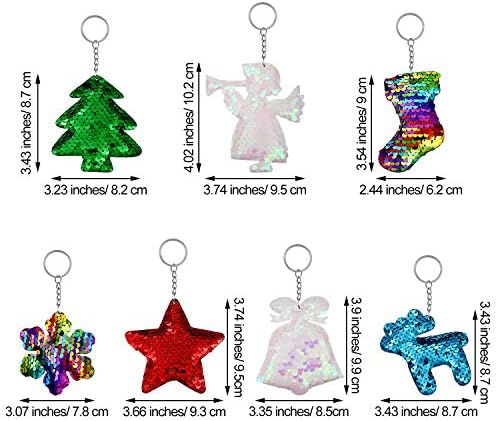 35 komada božićne tipke za božićne ključeve Božićno zvono star star jelene čarape anđeo snježne pahulje za božićnu zabavu multibolor