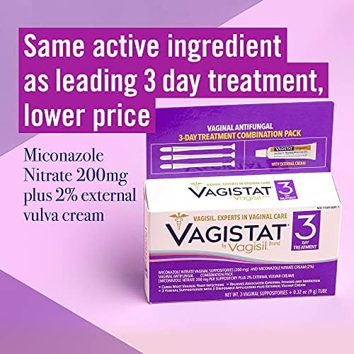 Vagistat Trodnevni tretman infekcije kvasca za žene, pomaže ublažavanju vanjskog svrbeža i iritacije, sadrži