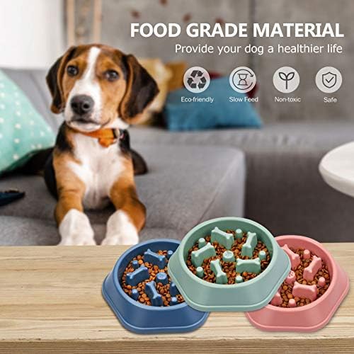 UPSKY slow Feeder Dog Bowls Anti-Chocking sporije hranjenje psa Puzzle Bowl štenad posuda za sporo jedenje