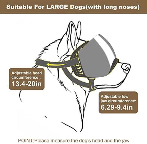 Naočare za pse, Ownpets naočare sa podesivim remenom, magnetni dizajn, odvojiva sočiva i UV zaštita za pse srednje velike veličine, Aljaški Malamut, Samojed, Labrador i Border Collie