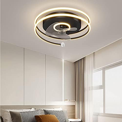 DSJ Nordic Moderna obuhvatnica zatamnjena ventilatorica LED ABS Home Home Remote Control ventilatorska