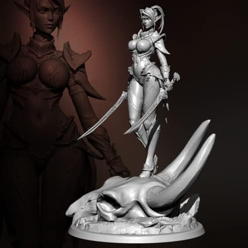 【1/24】 Resin Soldier minijaturni Model Ancient Fantasy ženski ratnik smola model kit nesastavljeni