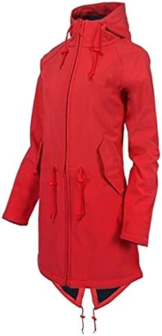 Ženska kišna jakna plus veličina dugačak kabanica lagana kapuljača s kapuljačom Vodootporna jakne sa