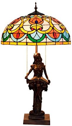 Raxinbang stolne svjetiljke breskve srčane perle obojene staklene dnevne sobe blagovaonica Spavaća soba stola