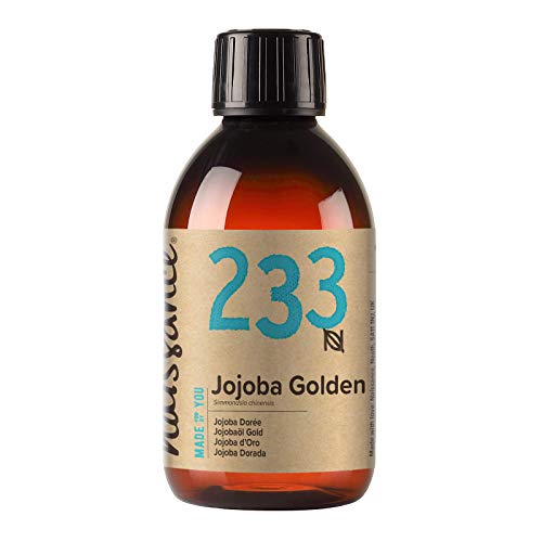 Naransna hladno prešana zlatna jojoba ulje 8 FL Oz - Pure & Natural, Nerafiniran, Vegan, Hexane Besplatno, Non GMO - idealno za aromaterapiju i kao masažnu bazne ulje - vlaži i uvjeti