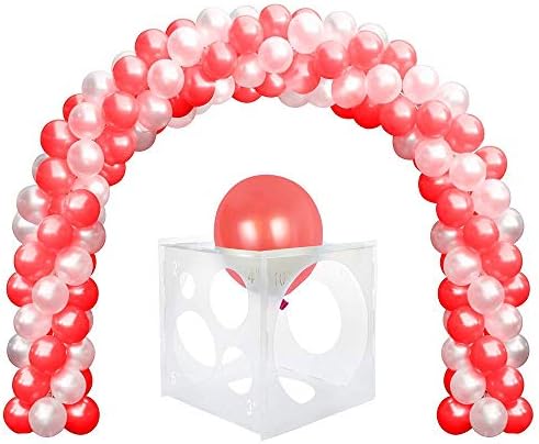 Auihiay Tropical Balloons Garland sa kutijom sa balonom Sizernom kutijom za rođendansku zabavu