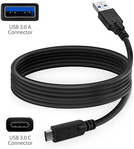 Boxwave Cable kompatibilan sa Paxodo Android 10 tablet PC PXD10069 - DirectSync - USB 3.0 A do USB 3.1 Tip C, USB C Punjenje i sinkronizirani kabel - 6ft - crna