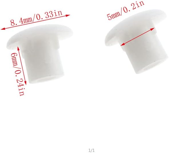 5mm plastike rupa utikači SJZBIN 200kom bijele 3/16 inča okruglo dugme Flush tip utikači navojni poklopac za