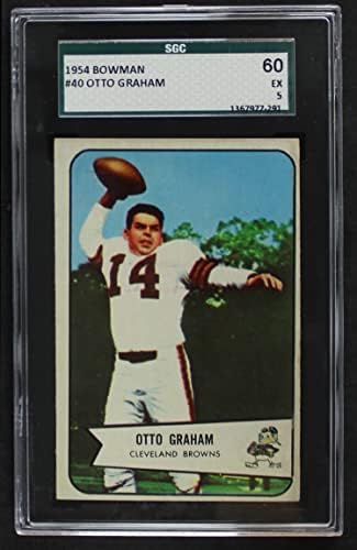 1954 Bowman 40 Otto Graham Cleveland Browns-FB SGC SGC 5.00 Browns-FB Northwestern