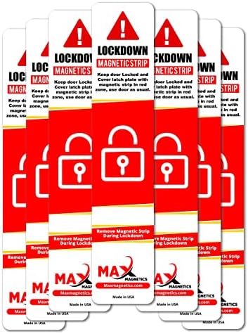 25 pakovanje maxmagnetics bijeli magnetske trake za zaključavanje za okvire vrata - sigurnosni uređaji za