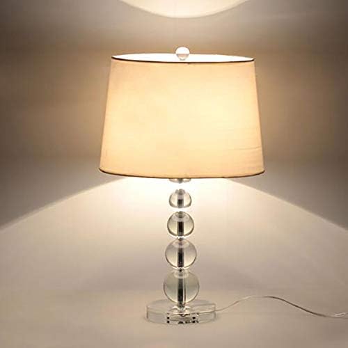 WAJKLJ Jednostavna i Ious Crystal Stolna lampa Noćni dio spavaće sobe Dnevna soba Moderna kreativna ukrasna stolna