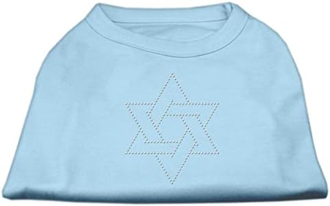 Mirage Pet proizvodi 14-inčna zvijezda David Rhinestone košulje za kućne ljubimce, velike, aqua