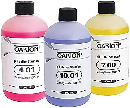 Oakton WD-05942-10 Oakton kalibracijski pufer paket, bočica od 500 mL svaka od 4,01, 7,00 i 10,00 standarda