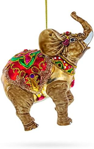 Circus Elephant Glass Božić Ornament