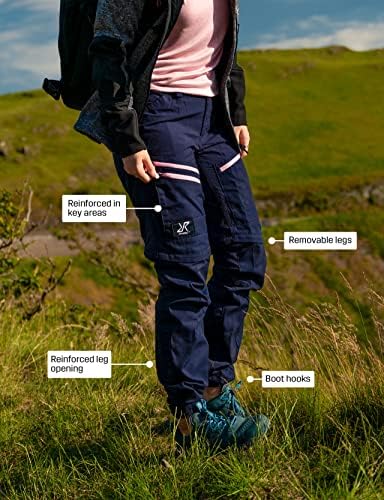 RevolutionRace ženski GP Pro zatvarače pantalone, izdržljive, ventilirane i konvertibilne hlače
