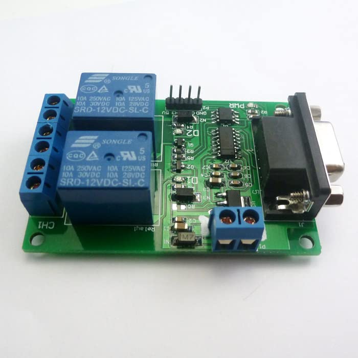 ELETECHSUP 2-kanalni modul serijskog porta DC 12V PC računar USB RS232 DB9 RS485 UART daljinski