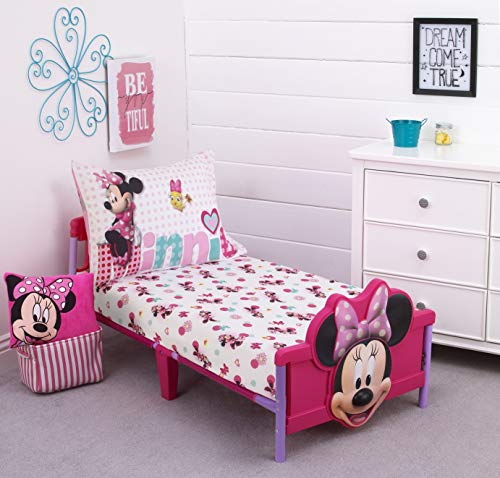 Disney Minnie Mouse Set čaršava i jastučnice za malu djecu od 2 pakovanja
