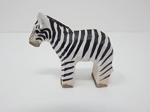 Selsela zebra figurica drvena figurica statua pruga konja skulptura konja minijaturna umjetnička crtala