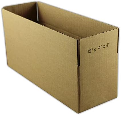 EcoSwift 25 12x4x4 valovita kartonska kutija za pakovanje poštanske pokretne kartonske kutije za otpremu