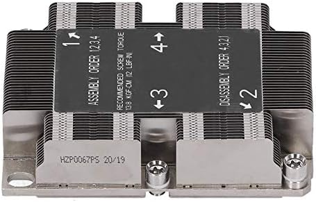 GOWENIC CPU hladnjak LGA 3647-0 1U X11, podržava FCLGA3647-0 i CPU Socket Intel Xeon skalabilan procesor,