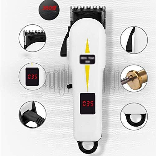 Fafklf Professional Barber Clipper Akumulatorski trimer za kosu Trimer za bradu za muškarce električna