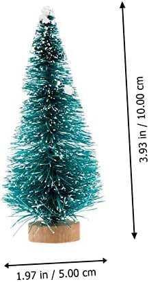 Toyandona 5pcs božićni ukrasi za božićne stablo par mesa de romačice trpezarijski stol dekor Decrectop božićno stablo Božićni stol ukras Xmas Tree Mini Tree Borovo drvo