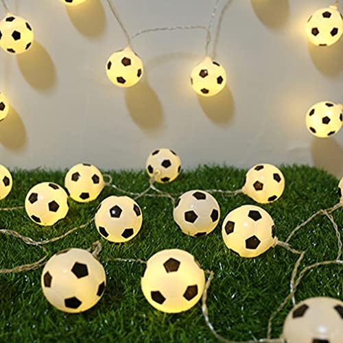 NUOBESTY Football String Light Soccer String Lamp Football viseća lampa dekorativna noćna lampa za zabavu
