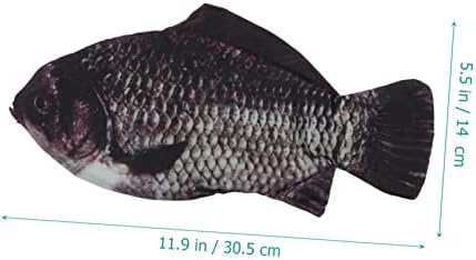 Operitacx 3kom pernica tkanina torba za šminkanje riba oblik