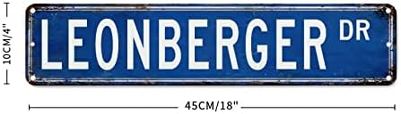 Leonberger retro stil metalni znak LEONBERGER LJUBAV poklon rustikalni trijem znakovi Metal Street