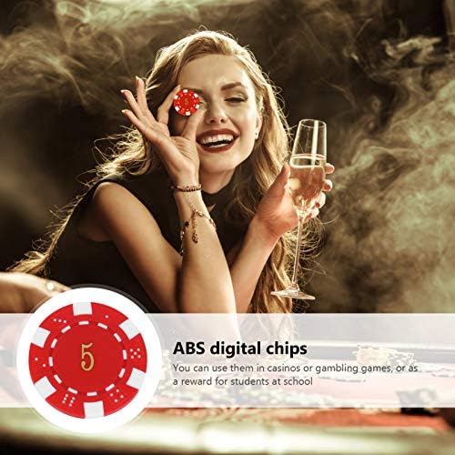 Nuobesty kockice Texas Holdem Casino Poker Chip Poker čip set plastični bingo čipovi igra Vegas Poker Nights