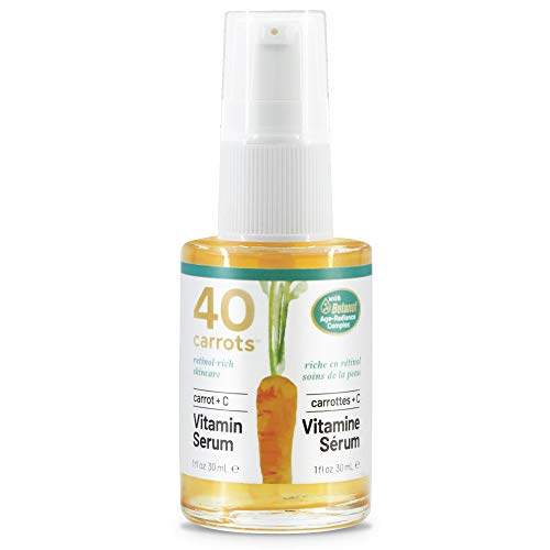 40 šargarepa vitaminski Serum + Vitamin C - hidrat, posvjetljivanje & amp; ujednačen ton kože /