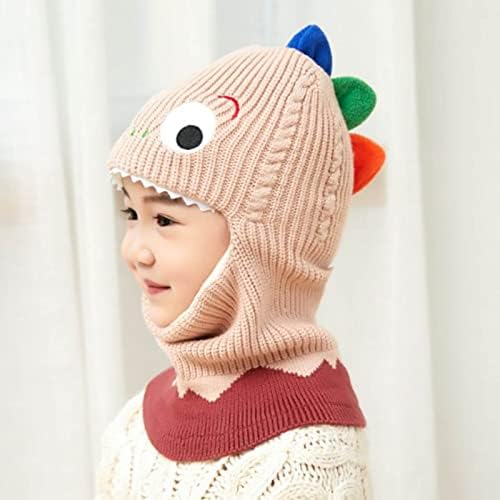 Toddler Winter Hat Baby Warm Hat Fleece obložene djevojke Dječji djeca crtani zimski šešir sa šalnom za zim