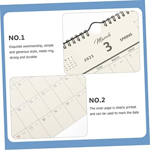CIIEEO 2023 Desk Notepad Office Notepad zidni viseći dekor Papir planer kalendara Notepad kalendar