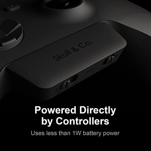 Skull & Co. Audiobox: Bluetooth 5.0 Adapter za bežični audio predajnik niska kašnjenja za Xbox kontroleri